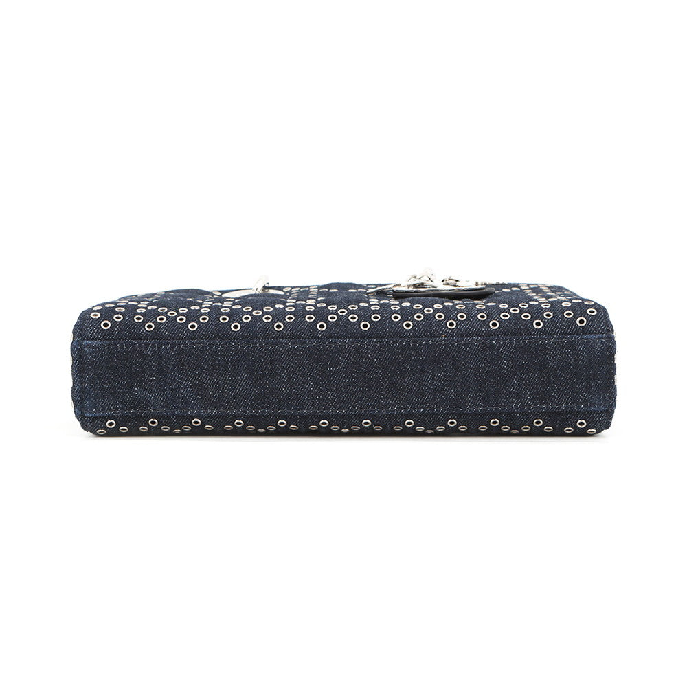 Dior Luxury Leather Handbag Navy