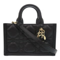 Christian Dior Black Leather Handbag Shoulder Bag Style 3