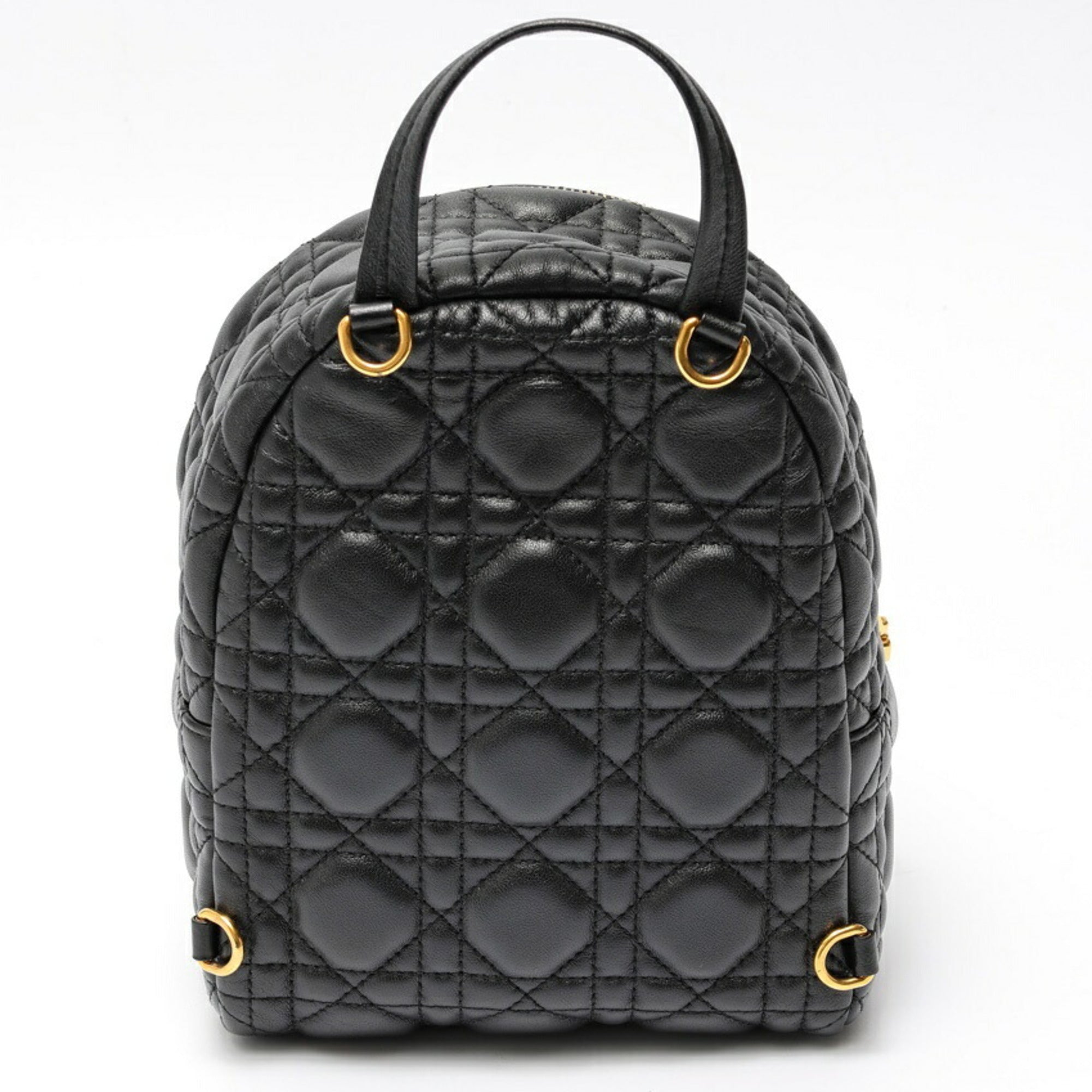 Christian Dior Black Leather Backpack Style 5