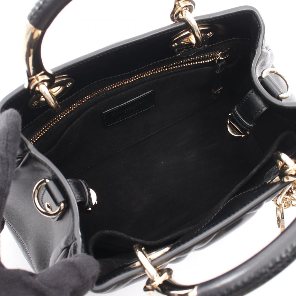 Dior Handbag 95.22 Small 2-Way Black Leather