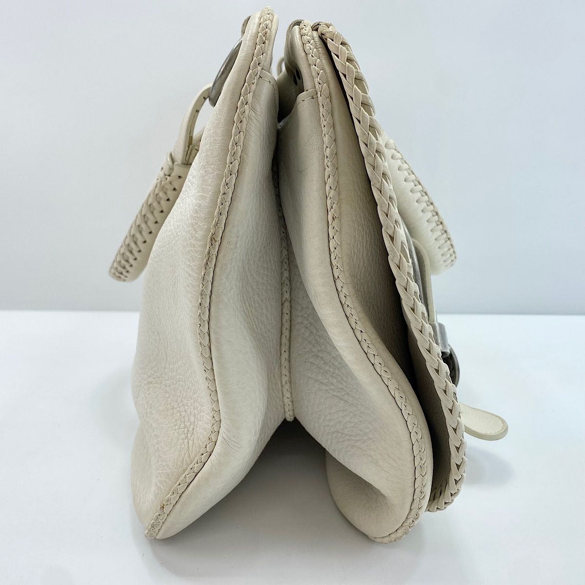 Dior Handbag Gaucho White