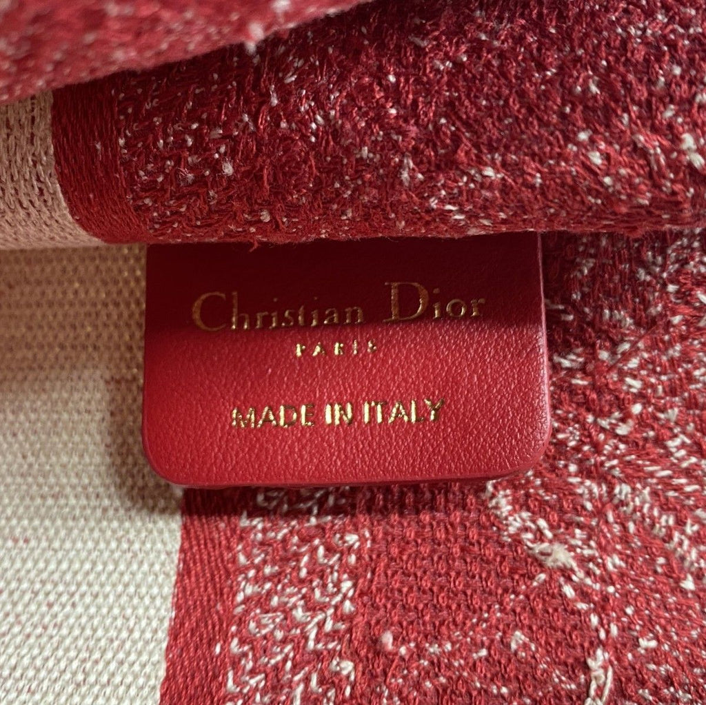 Dior Handbag Book Tote Mini Canvas Pink