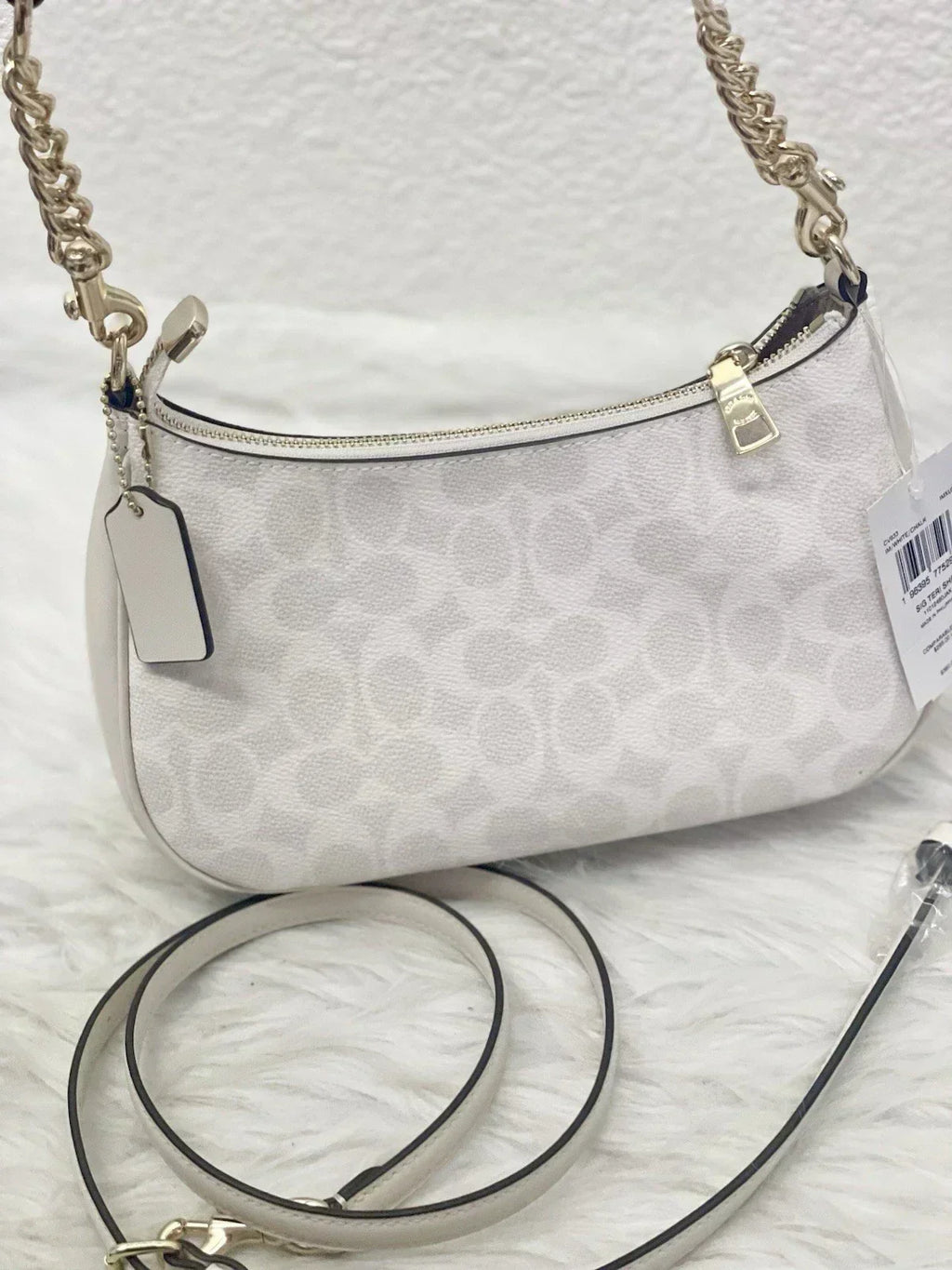 COACH Women’s Teri Shoulder Bag Signature Canvas