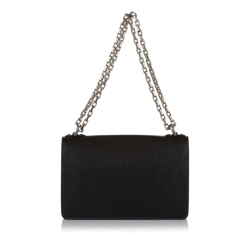 Dior JaDior Chain Leather Flap Bag (SHG-cREInI)