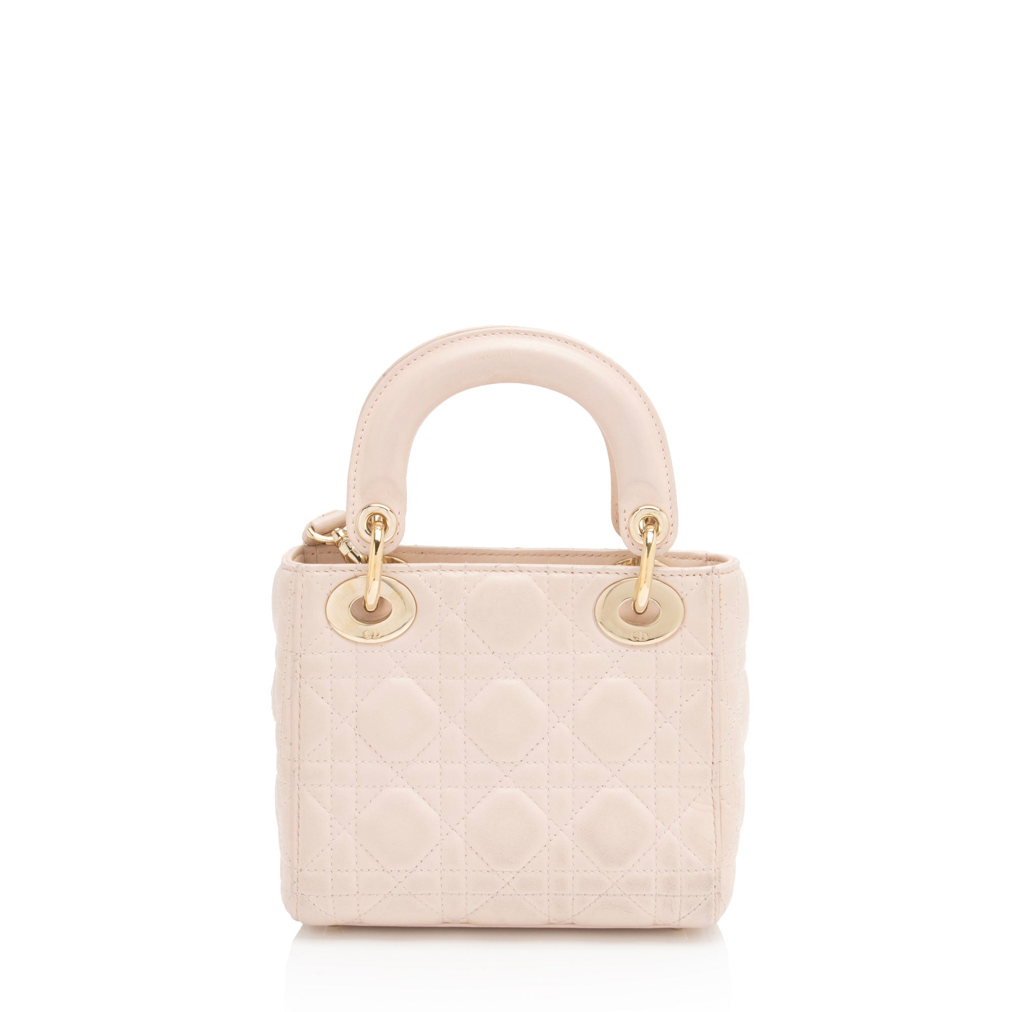 Dior Lambskin Dior Mini Tote (SHF-TFr3Vt)