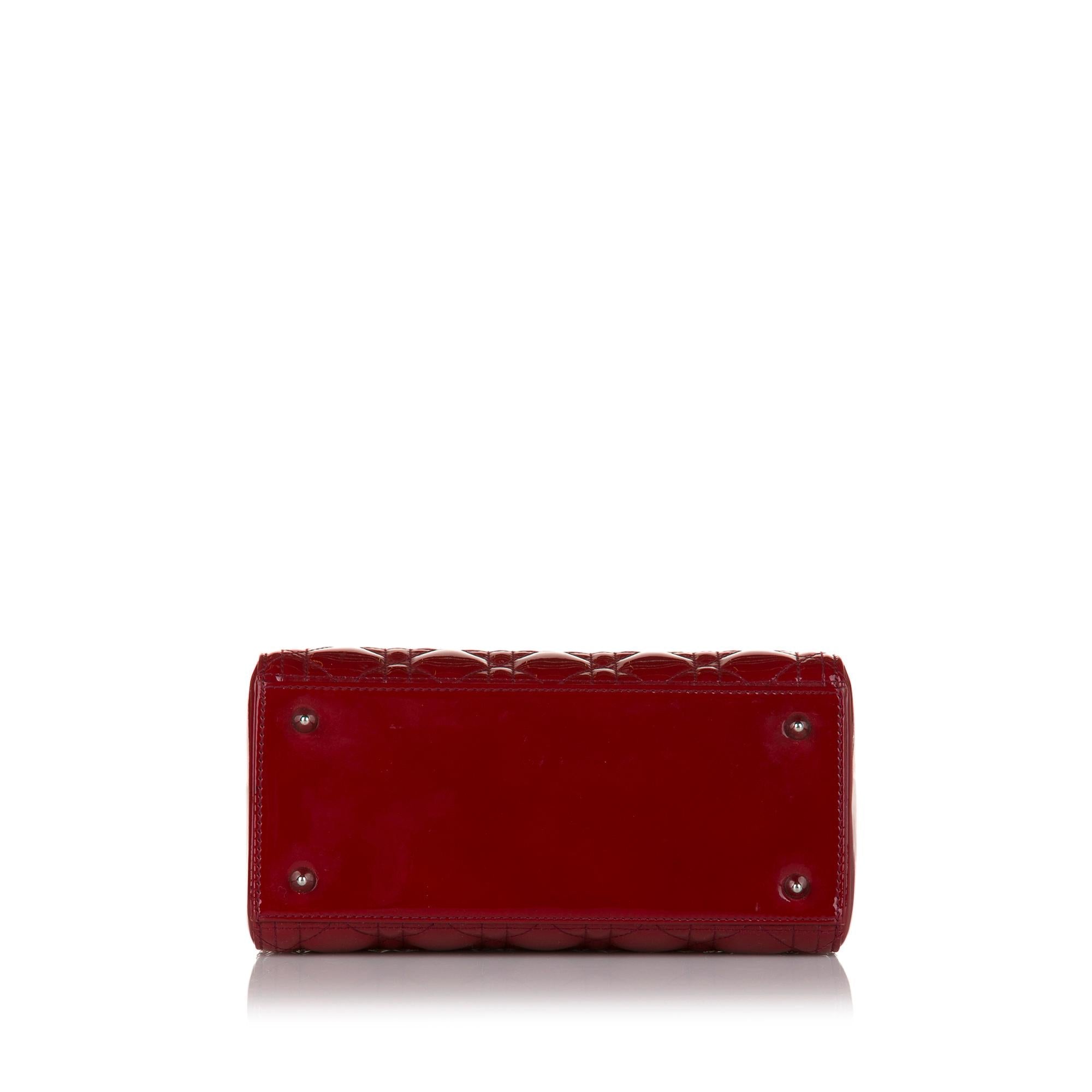 Dior Lady Dior Leather Mini Handbag