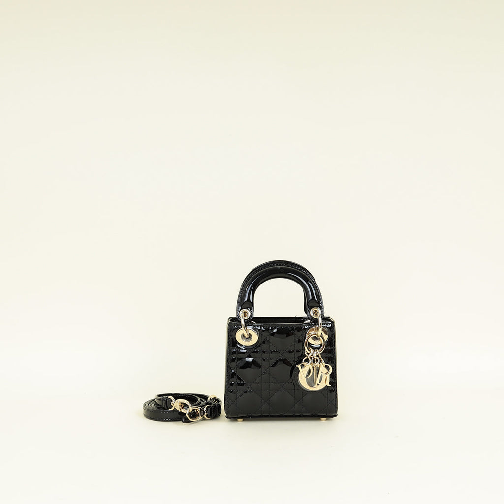 Dior Lady Dior Leather Handbag Style 114