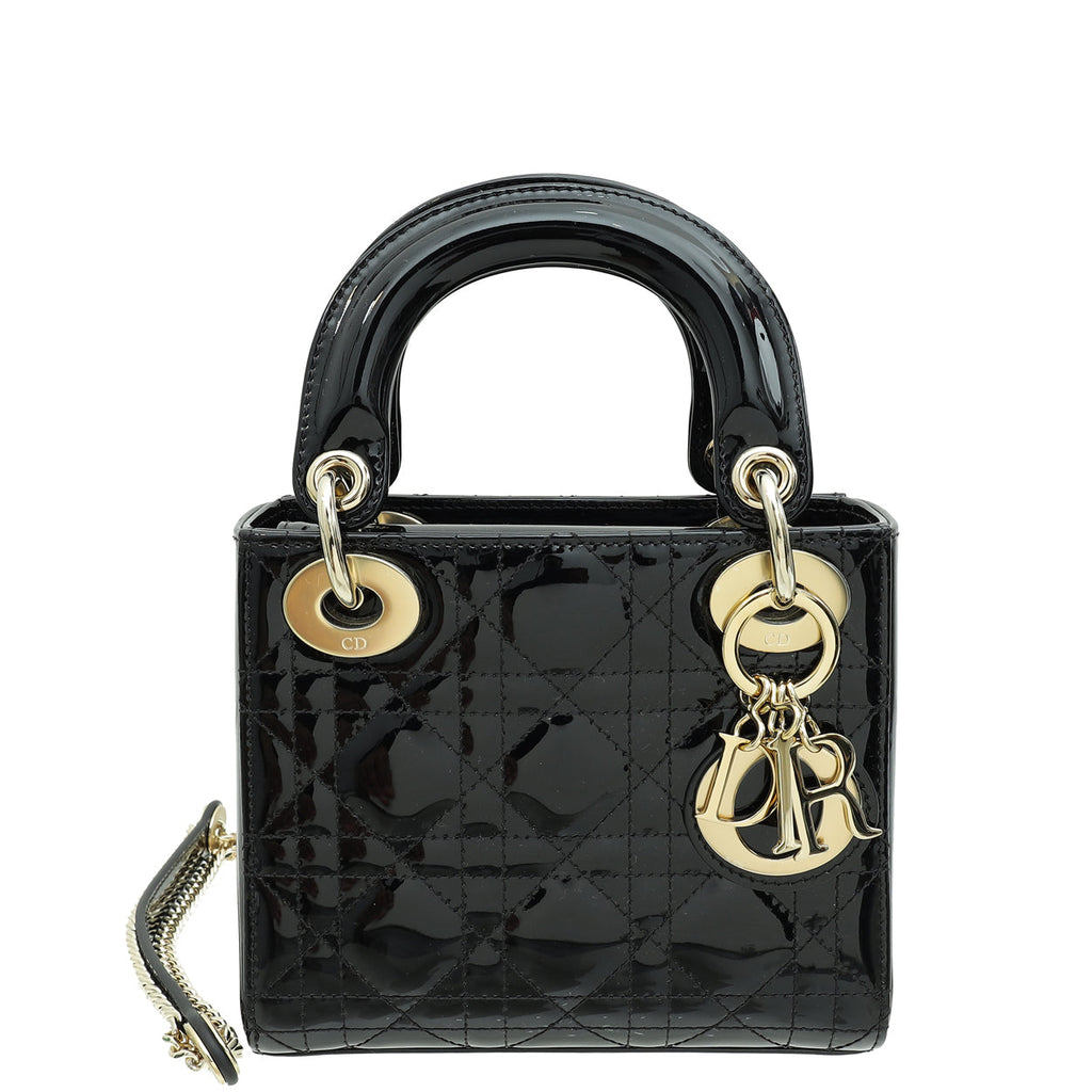 Dior Lady Dior Leather Handbag Style 53