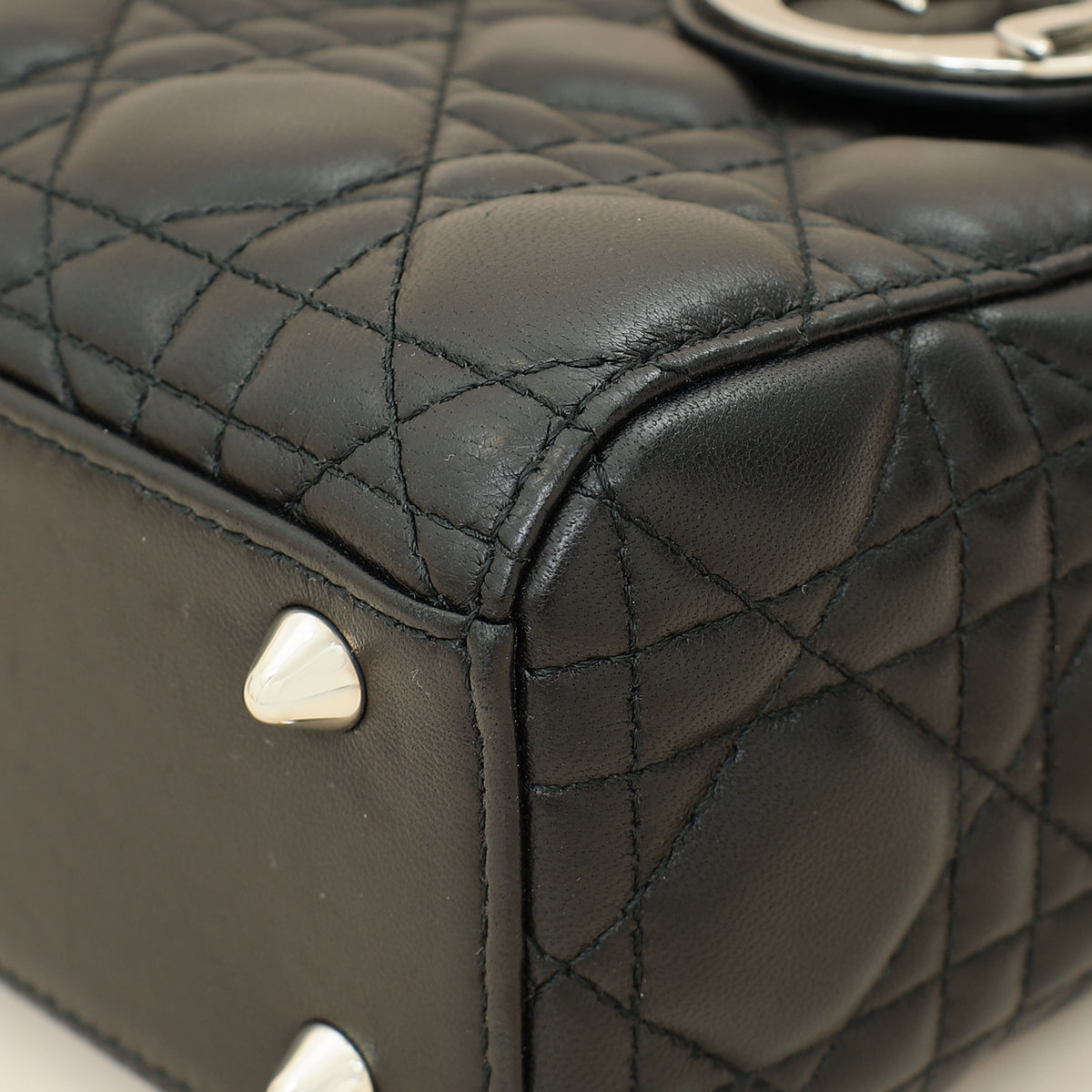 Dior Lady Dior Leather Handbag Style 78