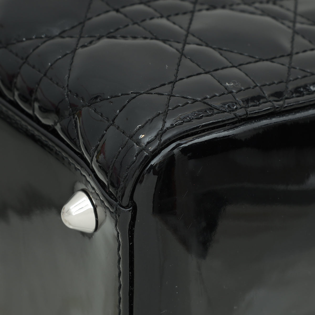 Dior Lady Dior Leather Handbag Style 54