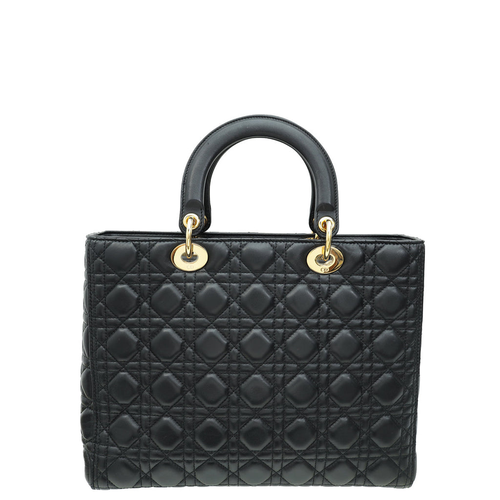 Dior Lady Dior Leather Handbag Style 47