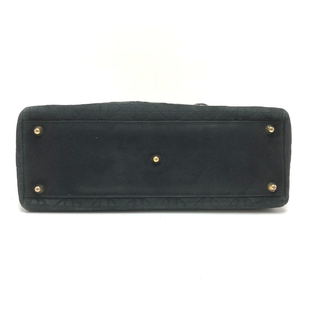 Dior Handbag Leather / suede black Lady Dior LADY DIOR Women