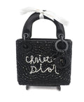 Mini Dior Black Beaded Handbag