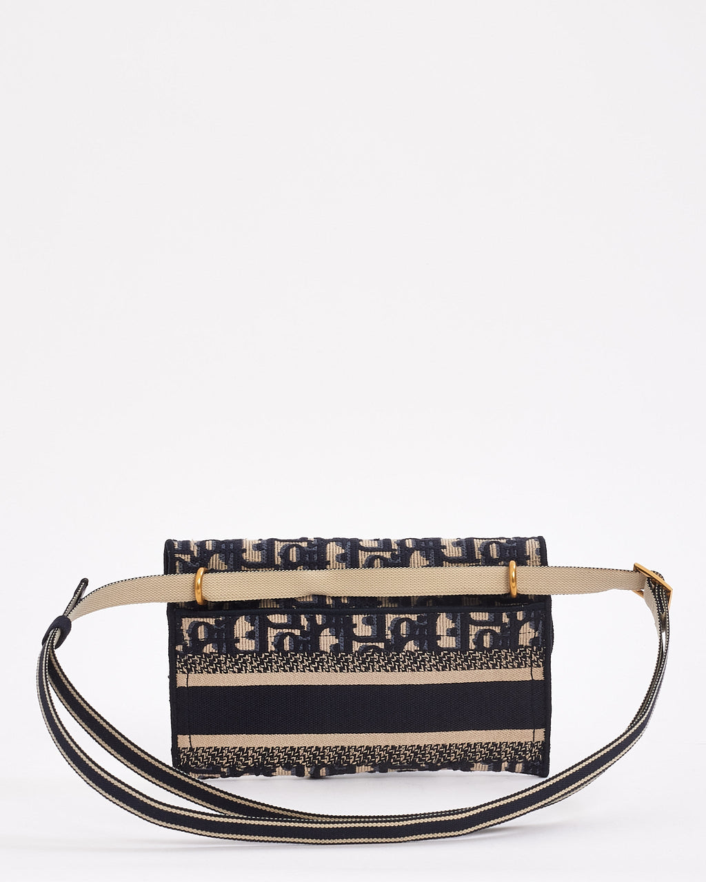 Dior Leather Canvas Clutch Bag