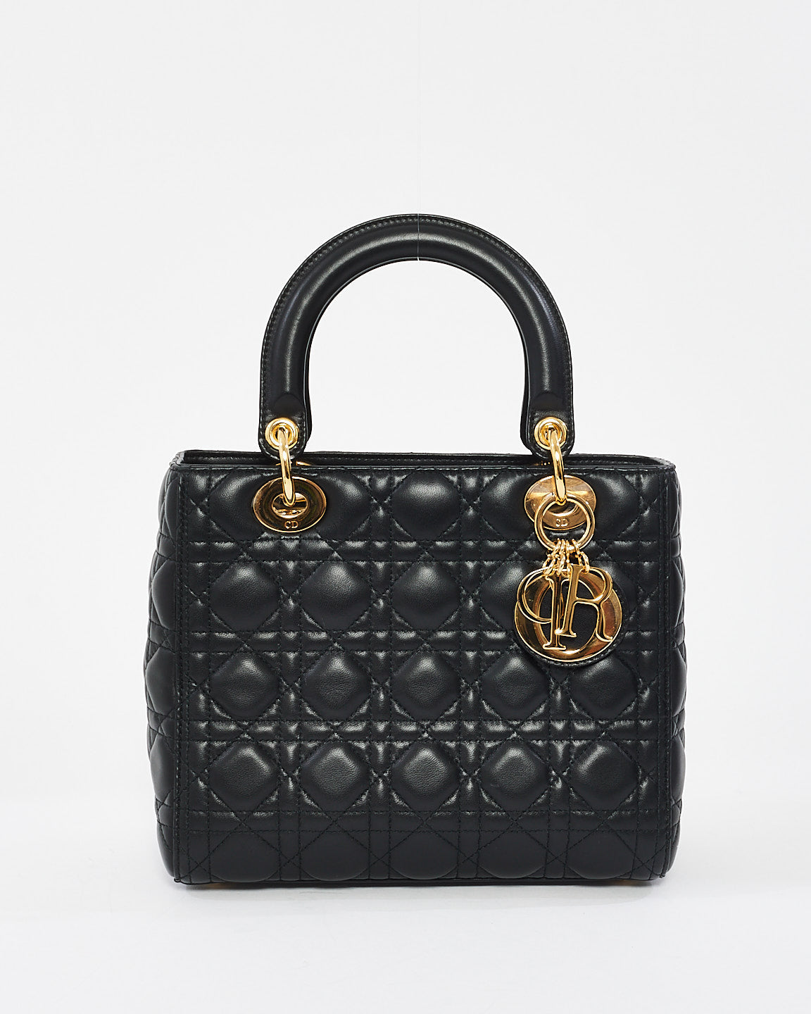 Dior Lady Dior Leather Handbag