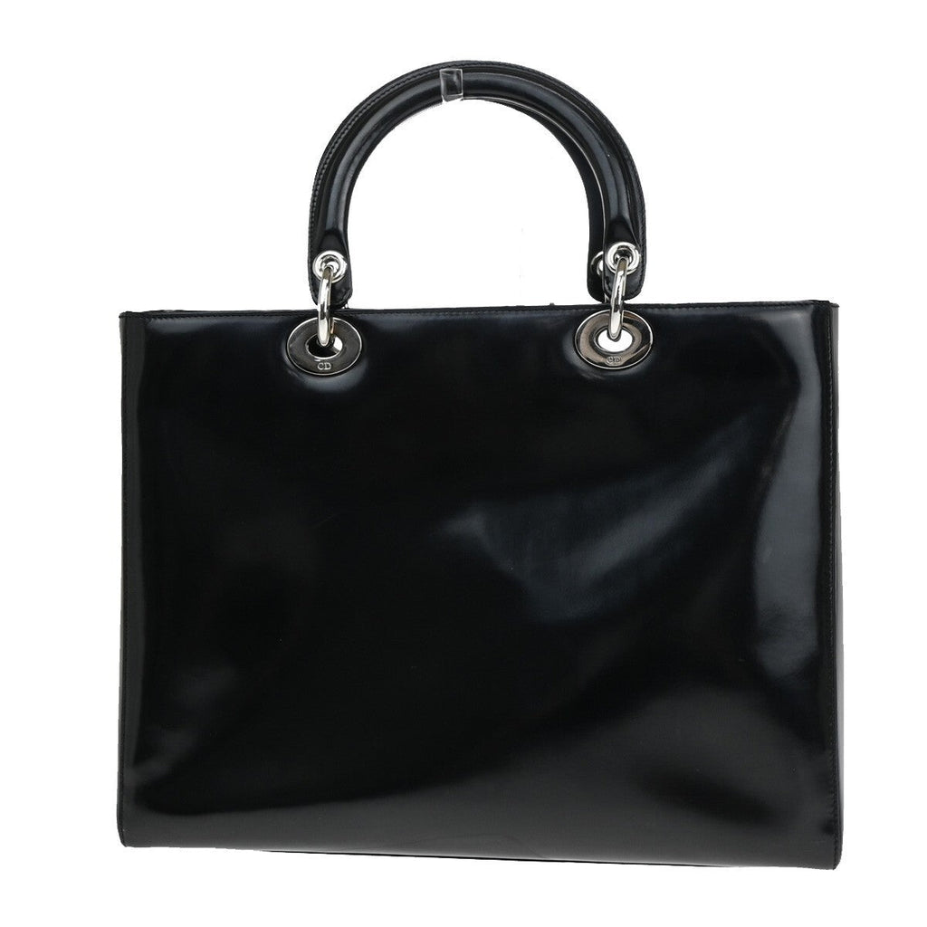 Dior Lady Dior Leather Black Handbag Leather